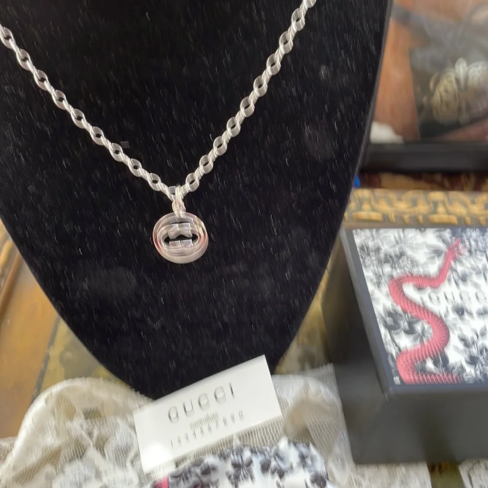 Gucci 925 Sterling Necklace - Picture 3 of 15